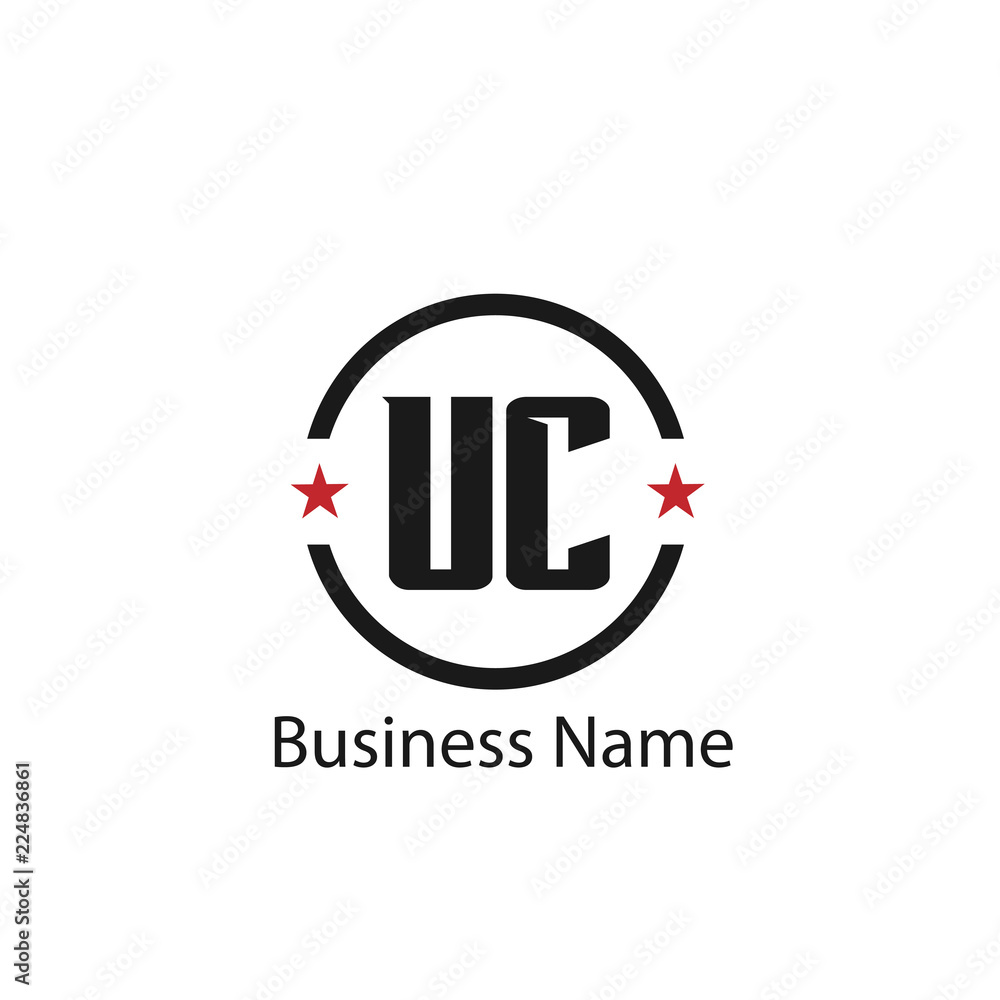 Initial Letter UC Logo Template Design Initial Letter UC Logo Template Design