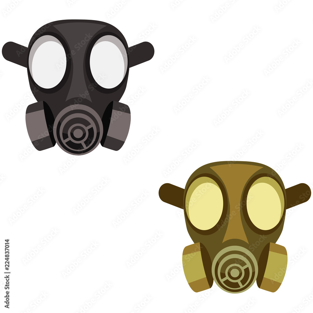 Cartoon gas mask Stock Vector | Stock