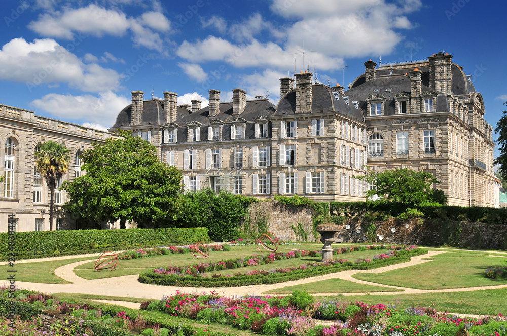 Palace general Charles de Gaulle in Vannes.