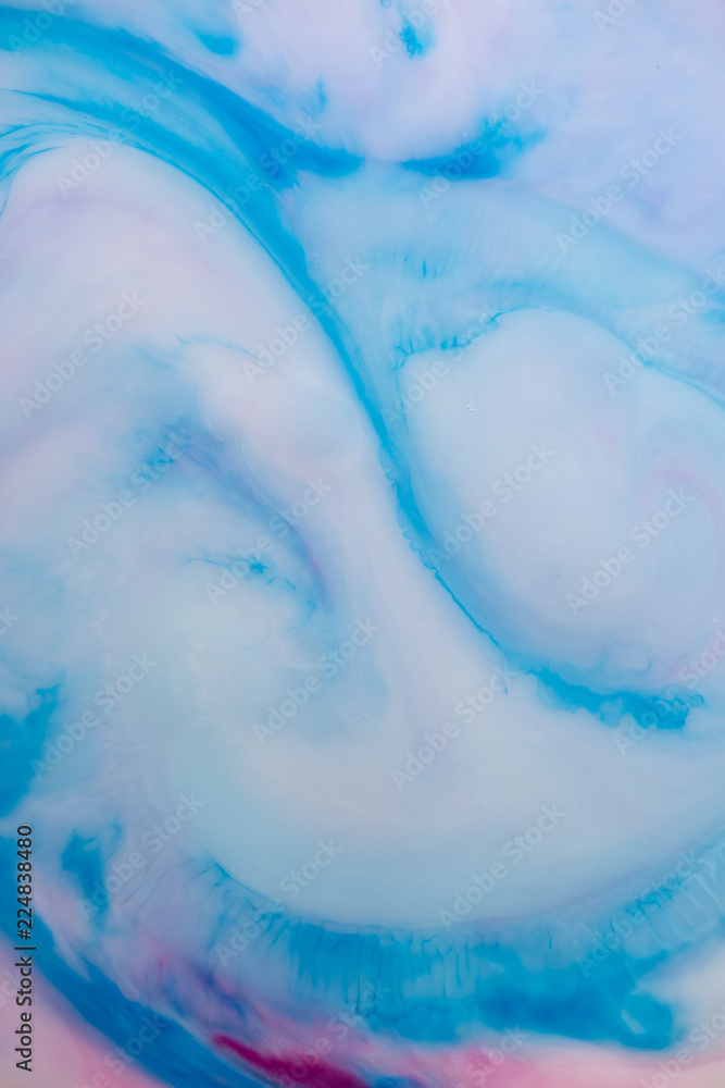 Fototapeta premium Creative background with abstract oil painted waves