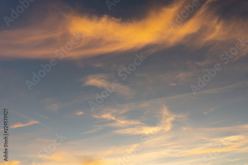 Sky & Orange Clouds © Jan
