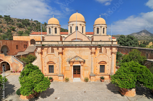 The monastery of Agia Triada, Akrotiri Peninsula, Western Crete. Greece.