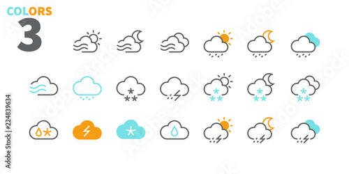 Weather UI Pixel Perfect Well-crafted Vector Thin Line Icons 48x48 Ready for 24x24 Grid for Web Graphics and Apps with Editable Stroke. Simple Minimal Pictogram Part 3-3