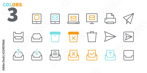 Email UI Pixel Perfect Well-crafted Vector Thin Line Icons 48x48 Ready for 24x24 Grid for Web Graphics and Apps with Editable Stroke. Simple Minimal Pictogram Part 2-5