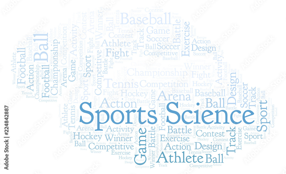 Sports Science word cloud. Sports Science word cloud.