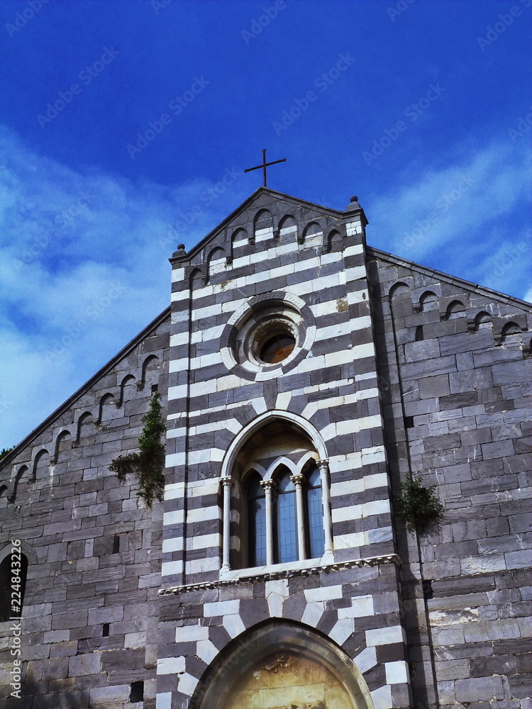 San Lorenzo church, Portovenere, Liguria, Italy