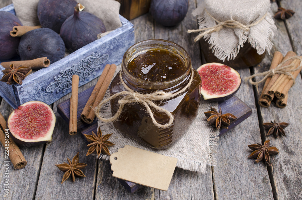 Traditional Fig jam with spices