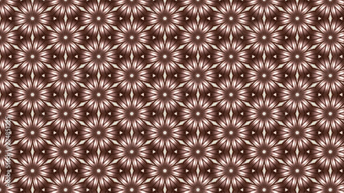 ブロンズフラワーパターン / Bronze Floral Pattern