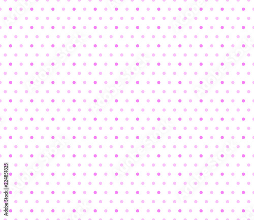 Vector Background # Medium Polka Dot Pattern, Pink