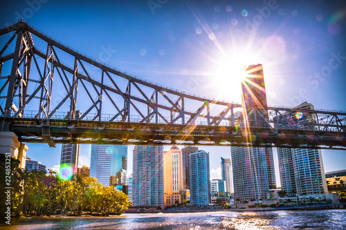 Bridge in sunny city of Australia