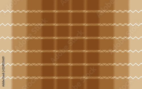 Brown pixel poster. Banner brown squares mosaic. Abstract chocolate background pattern for design. Coffee halftone effect. Abstract grunge textures. Vector illustration of eps10.