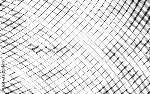 Linear abstract for print design. Grey geometric background design. Vector line pattern. Vector monochrome abstract halftone background. Gray geometric texture. Mesh grid grey pattern abstract.