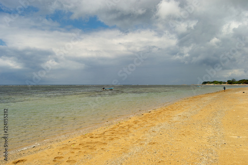 Cloudy day at the beach