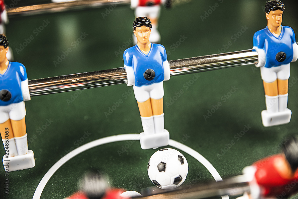 Fototapeta premium table football game, abstract light