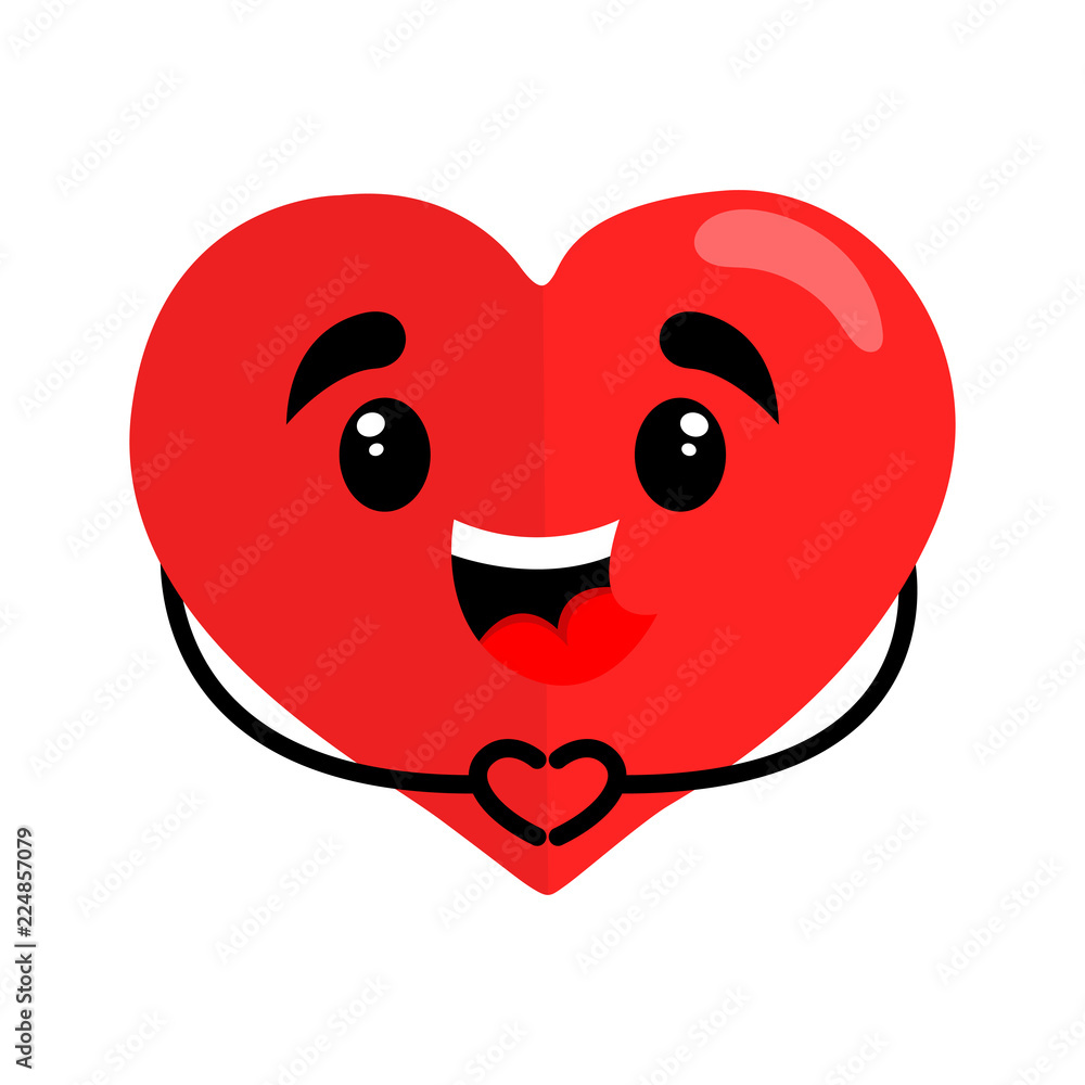 cartoon heart, vector illustration cartoon heart, vector illustration
