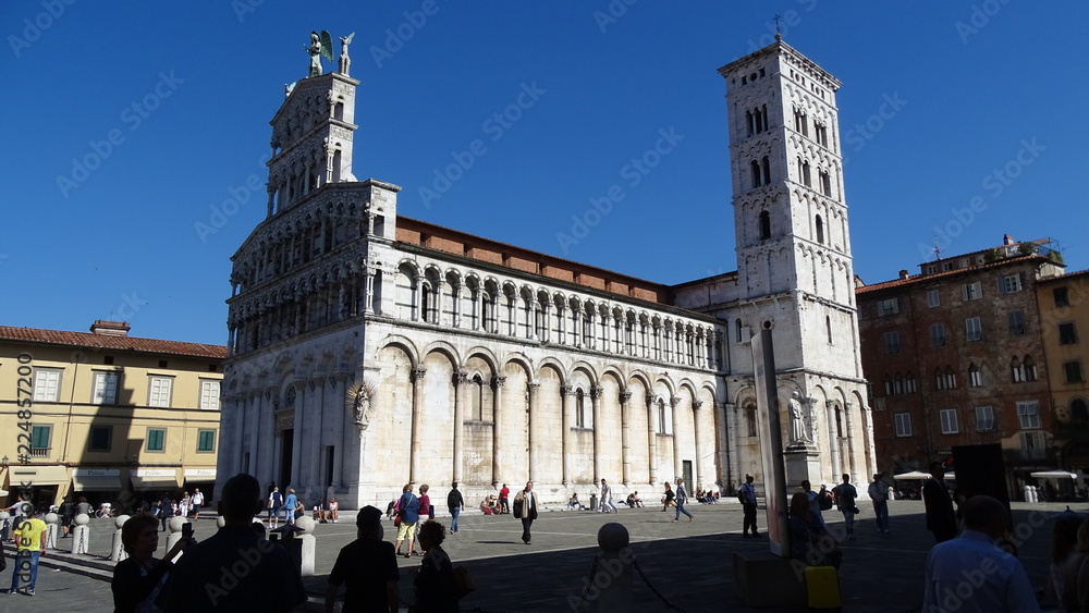 cathedral in Lucca italy