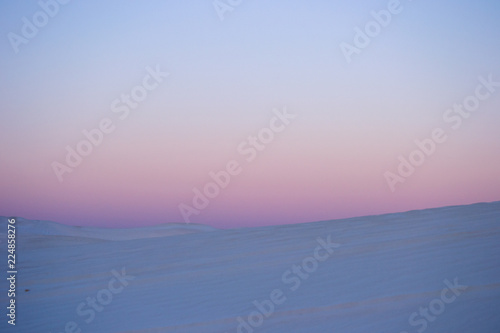 Sunset view of Lancelin dunes sand © Maria