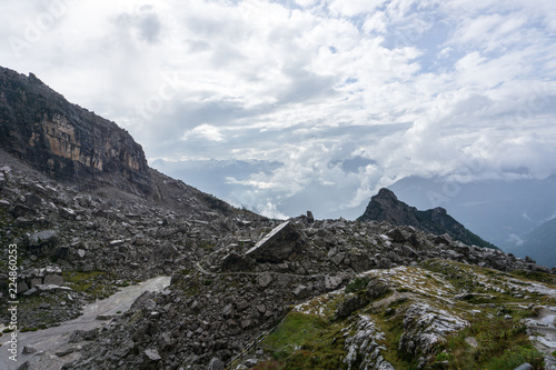 Idyllic view of Adamello Brenta National Park, South Tyrol / Italy