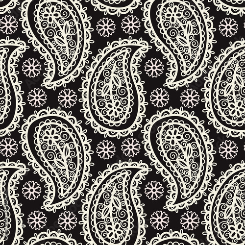 Paisley seamless pattern