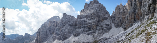 Panoramic view of Adamello Brenta National Park, South Tyrol / Italy