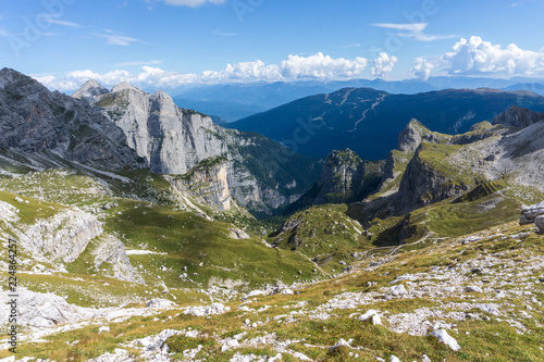 Idyllic view of Adamello Brenta National Park, South Tyrol / Italy