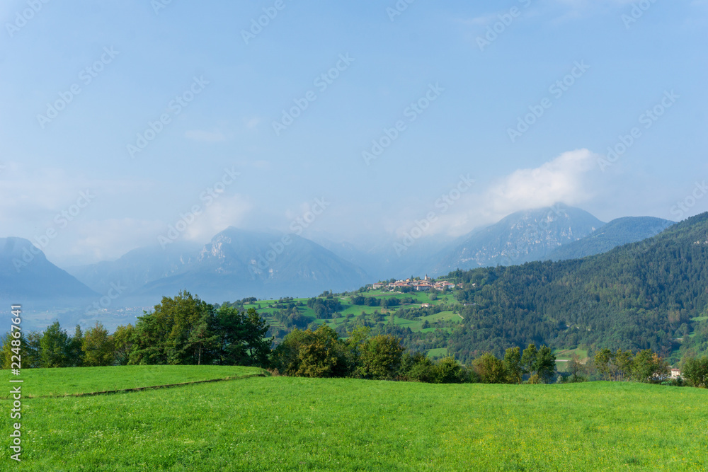 Idyllic view of a valley in South Tyrol / Italy