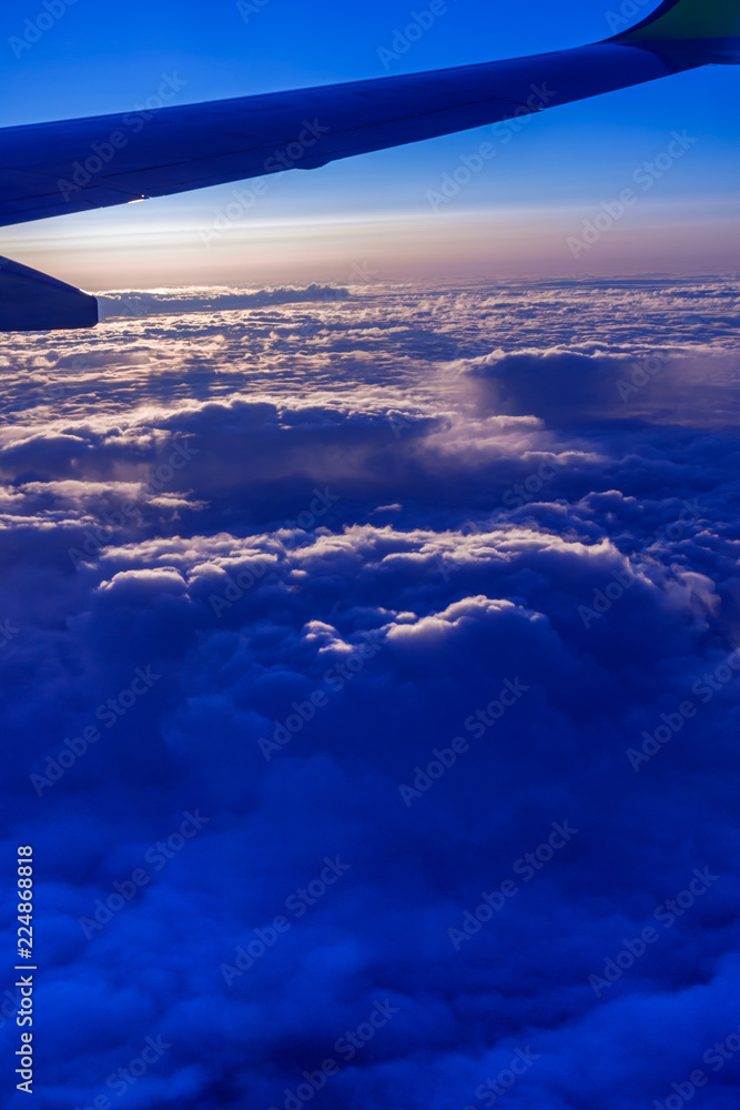 Fototapeta premium 飛行機から見た景色