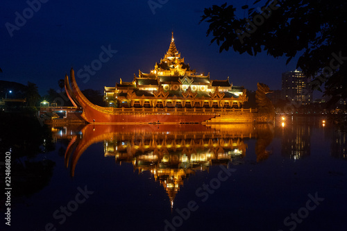 Kandawgyi Lake,Yangon, Myanmar