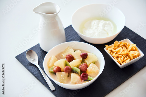 Fototapeta Naklejka Na Ścianę i Meble -  Close-up of healthy breakfast