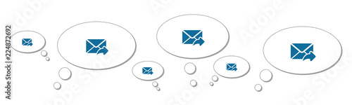 Gedankenblasen - Absenden