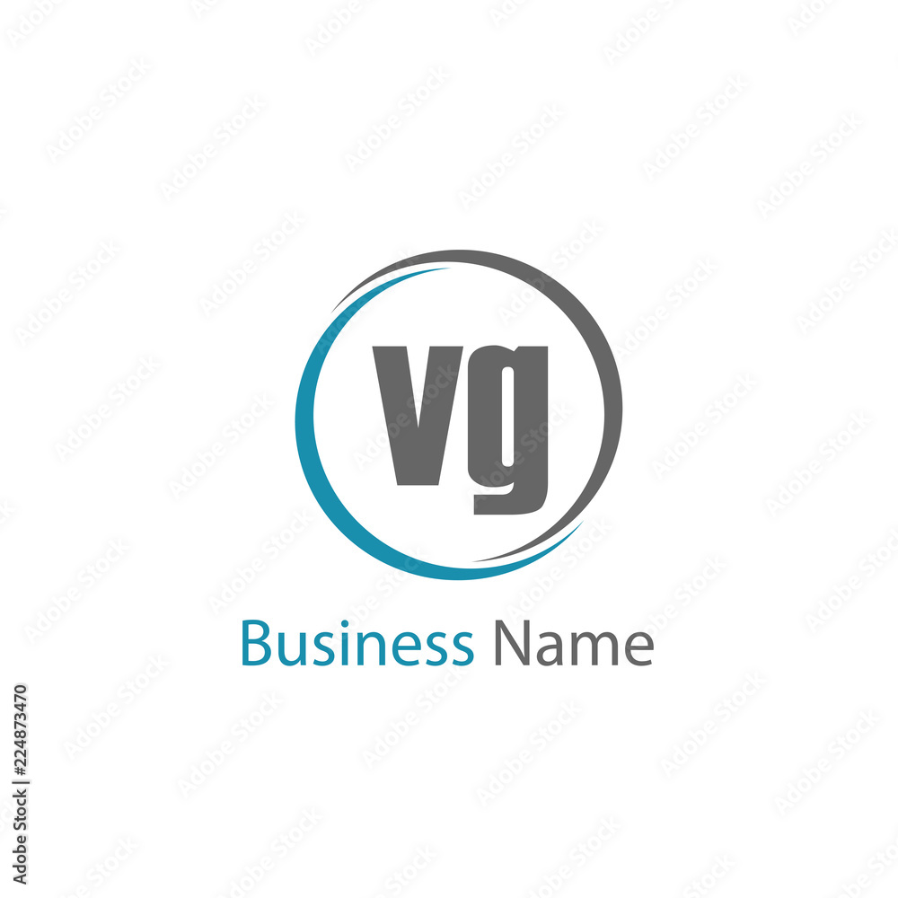 Initial Letter VG Logo Template Design Initial Letter VG Logo Template Design