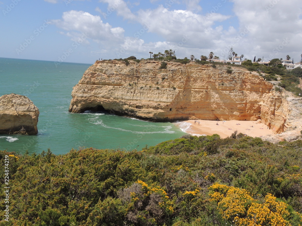 Naturaleza de la playa de Benagil Portugal Stock Photo | Adobe Stock