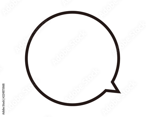 吹き出し　会話　セリフ