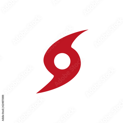 Hurricane icon sign