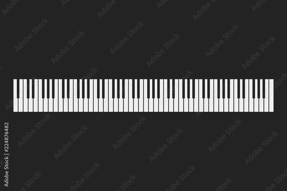 Piano keyboard instrument background Piano keyboard instrument background