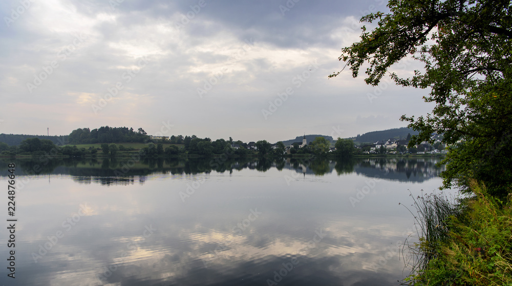 Schalkenmehrener Maar near to Daun, Eifel Schalkenmehrener Maar near to Daun, Eifel