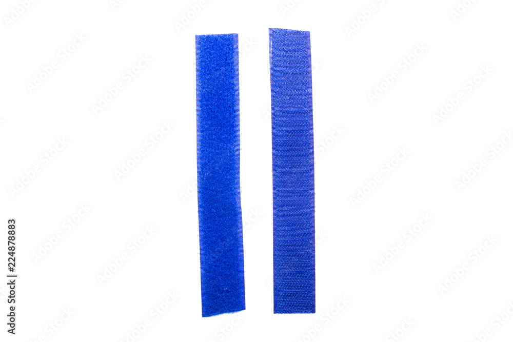 Velcro tape isolated on white background Velcro tape isolated on white background