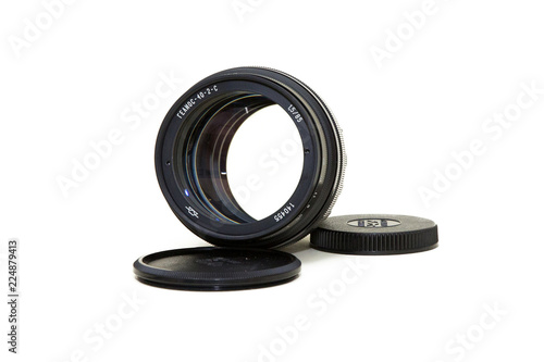 Photo Lens on a white background