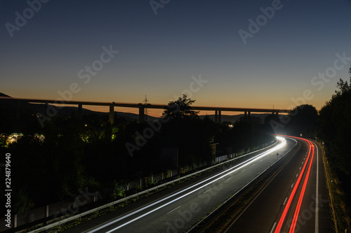 Brücke im Abendlicht