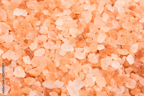 Close up texture of himalayan salt