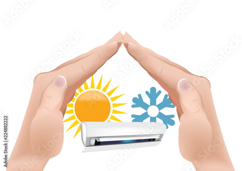 condizionatore  a parete caldo e fretto per abitazione 