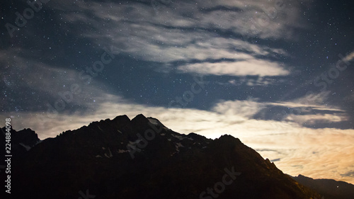 Moonrise in the Alps © Antoine