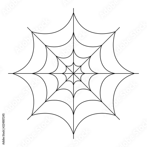 Spiderweb icon vector