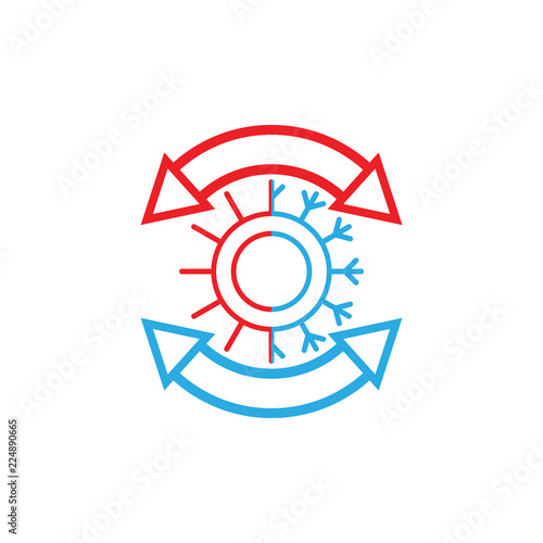 Air circulation logo