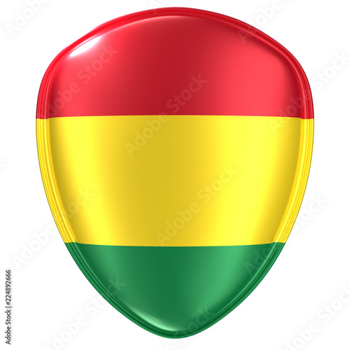 3d rendering of a Bolivia flag icon. Free Download 3d rendering of a Bolivia flag icon. - GFXLoad
