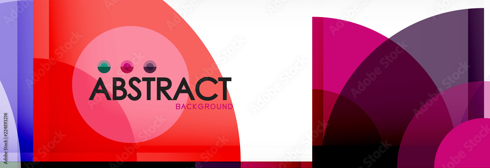 Vector fantastic circle modern geometric background template Vector fantastic circle modern geometric background template
