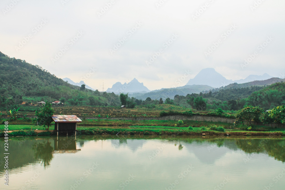 Fototapeta premium Landscape of laos
