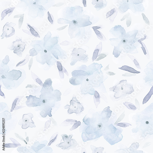 Flower seamless pattern.