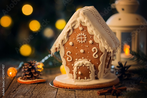 Christmas gingerbread house.