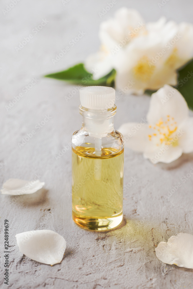 Jasmine oil. Aromatherapy with Jasmine oil and soap. Jasmine flower Jasmine oil. Aromatherapy with Jasmine oil and soap. Jasmine flower